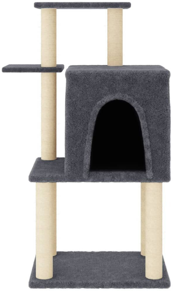 vidaXL Arbre à chat gris foncé vidaXL Arbre à chat gris foncé