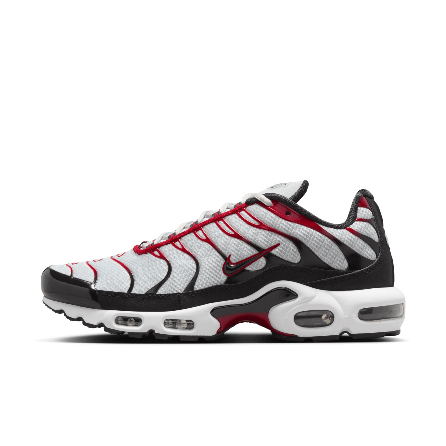 Nike Air Max Plus pure platinum black white university red ab 179 99 Preisvergleich bei idealo