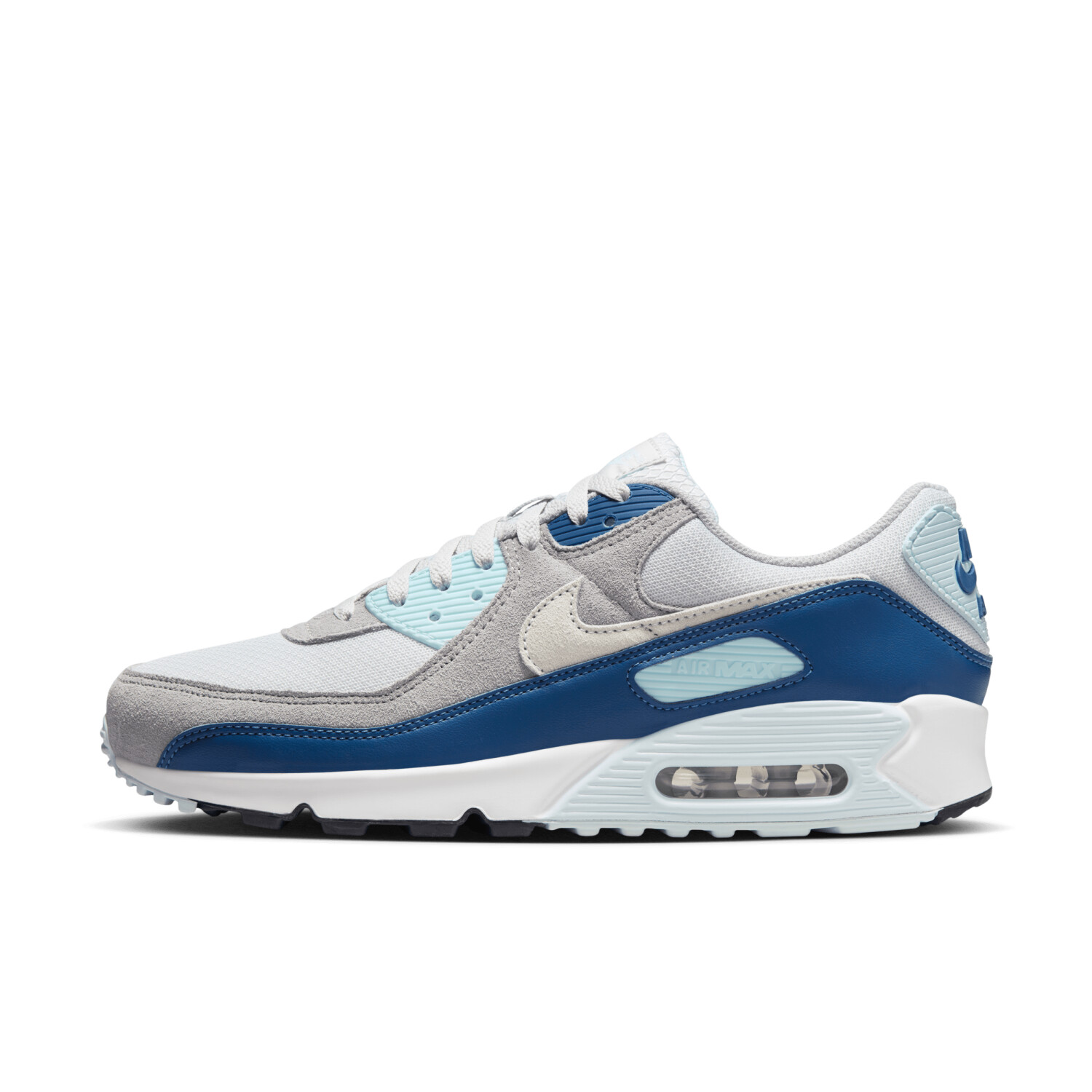 Air max 90 light blue and white hot sale