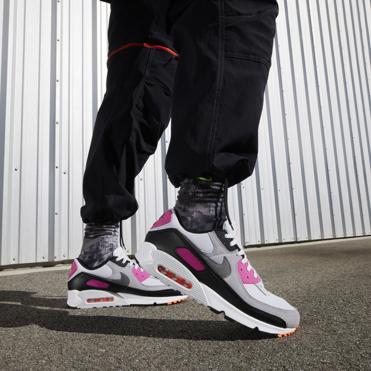 Nike Air Max 90 pure platinum alchemy pink total orange cool grey ab 122 50 Preisvergleich bei idealo