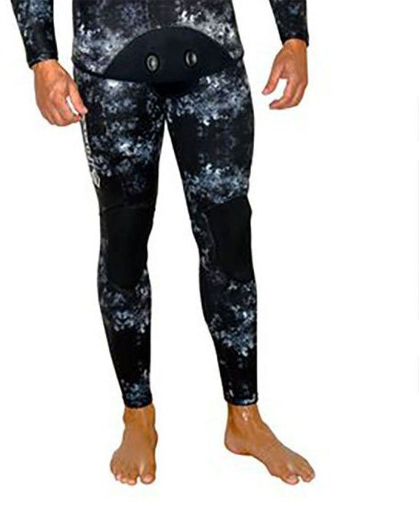 Picasso Camo Ghost Spearfishing Pants 7 Mm (MERFATTCGHOA7) blue/black
