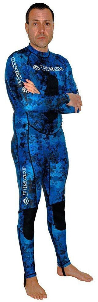 Picasso Camo Ocean Lycra Suit (MERFATOCL) blue/black