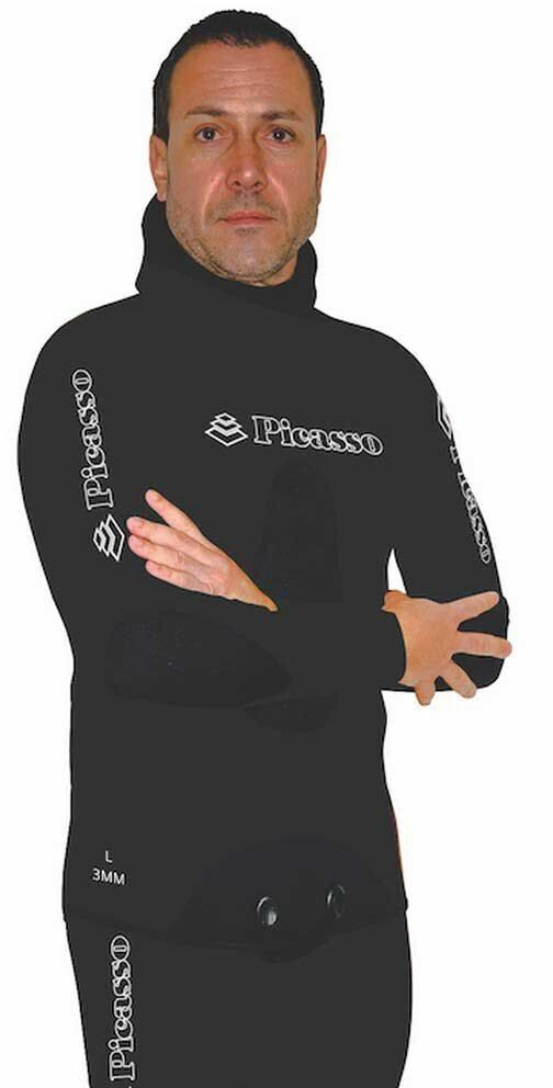 Picasso Darkness 7 Mm Spearfishing Jacket (MERFATJDK7) black