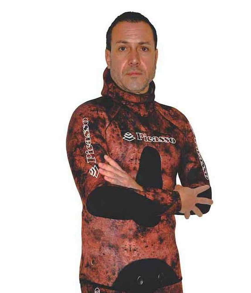 Picasso Kelp Spearfishing Jacket 7 Mm (MERFATJKP7) red