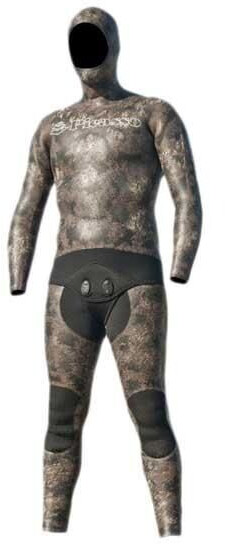 Picasso Thermal Skin Spearfishing Camu 7 Mm (MERFATTRBCA7) grey