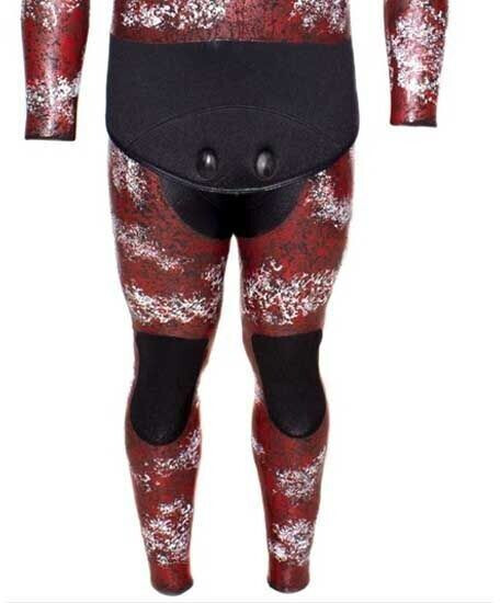 Picasso Thermal Skin Spearfishing Pants 7 Mm (MERFATTTRRC7) red