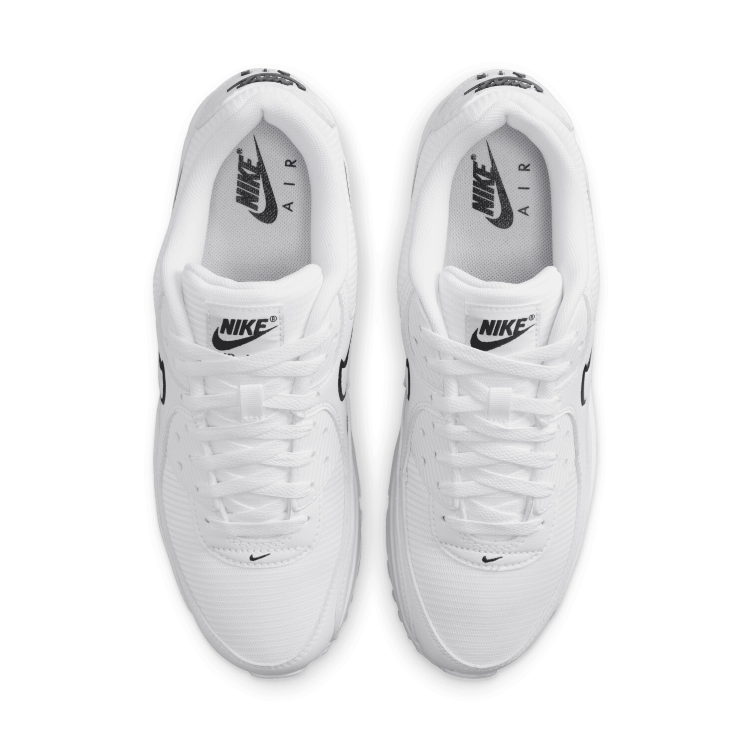 Nike air max 90 black white tick shop