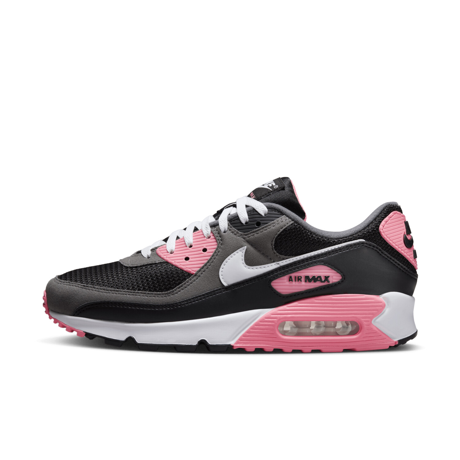 Nike Air Max 90 black iron grey sunset pulse white ab 119 00 Preisvergleich bei idealo