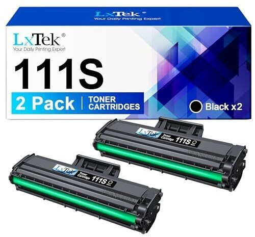 LxTek Toner for Samsung MLT-D111S 2 Pack
