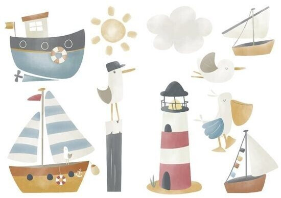 Little Dutch Sailors Bay 2x 42x30cm (88640)