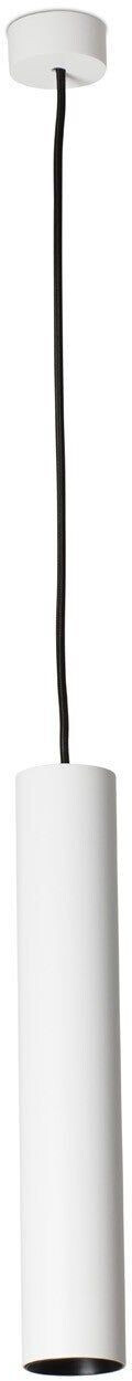 Faro 43754 hanging light STAN GU10 5W aluminum matt white H: 183cm Ø6cm dimmable
