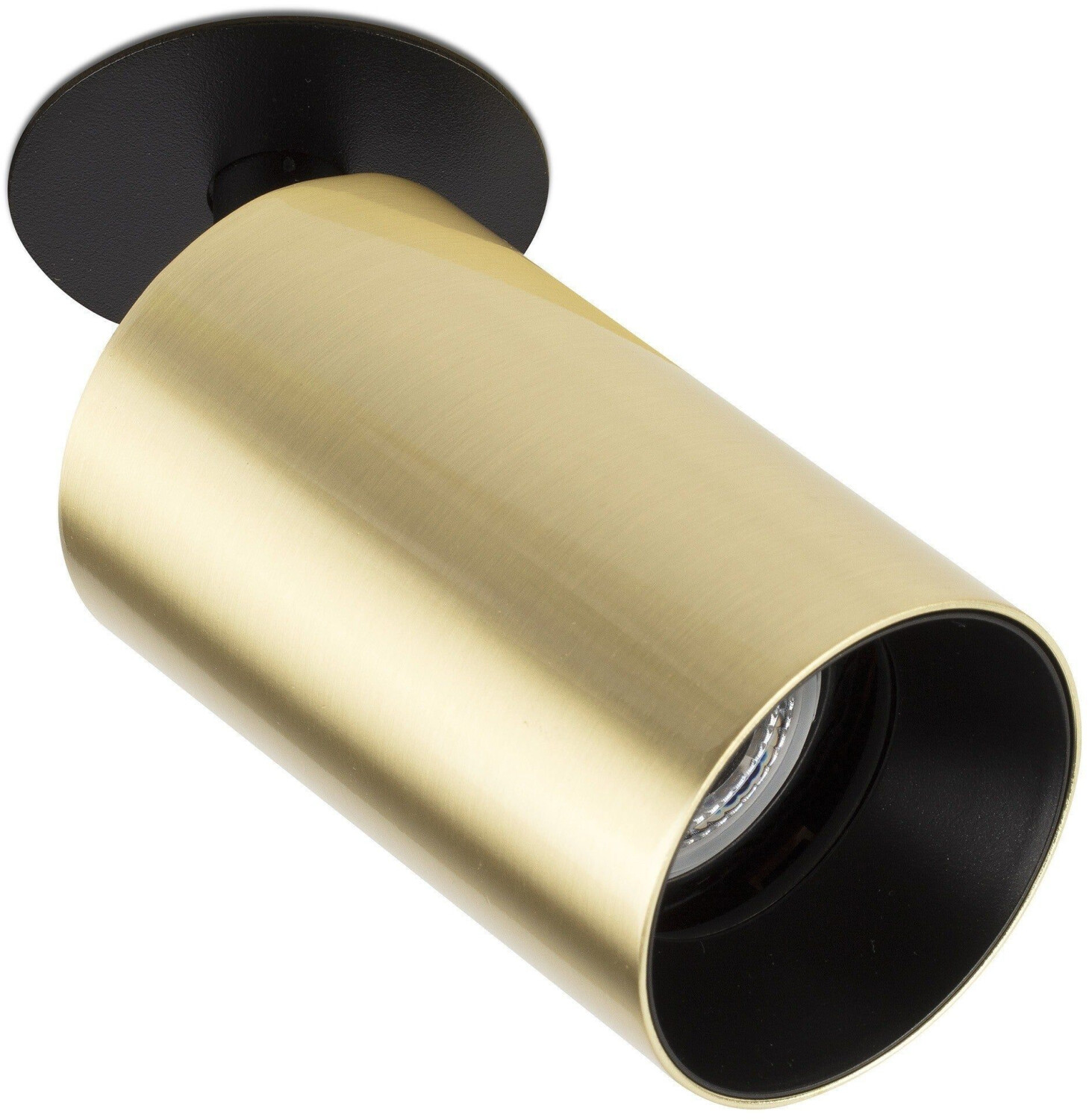 Faro 43761 Spot light STAN GU10 5W aluminum satin gold H: 13.7cm Ø6cm dimmable