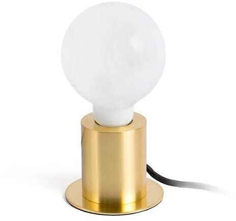 Faro 62157 table lamp TEN E27 15W steel satin gold L:9cm H:7.5cm Ø6cm dimmable