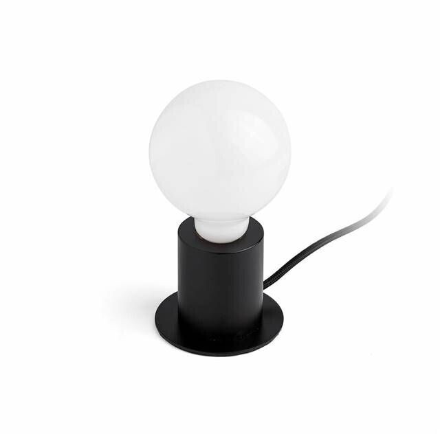 Faro 62169 Table lamp TEN E27 15W steel matt black L:9cm H:7.5cm Ø6cm dimmable