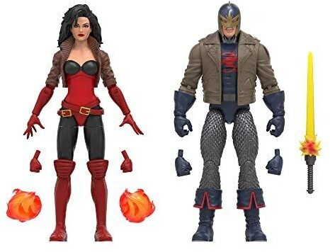 Hasbro Marvel Legends Series Marvel's Black Knight und Marvel's Sersi Avengers 60th 15cm (F70905S1)