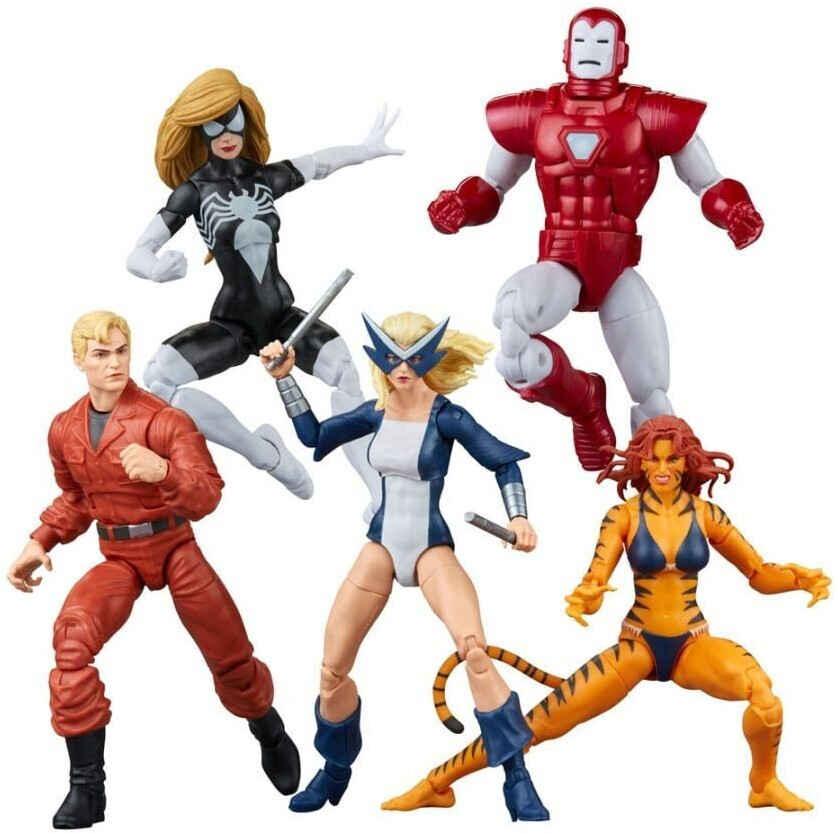 Hasbro Marvel Legends Series The West Coast Avengers 5er-Pack en 15cm (F7053)