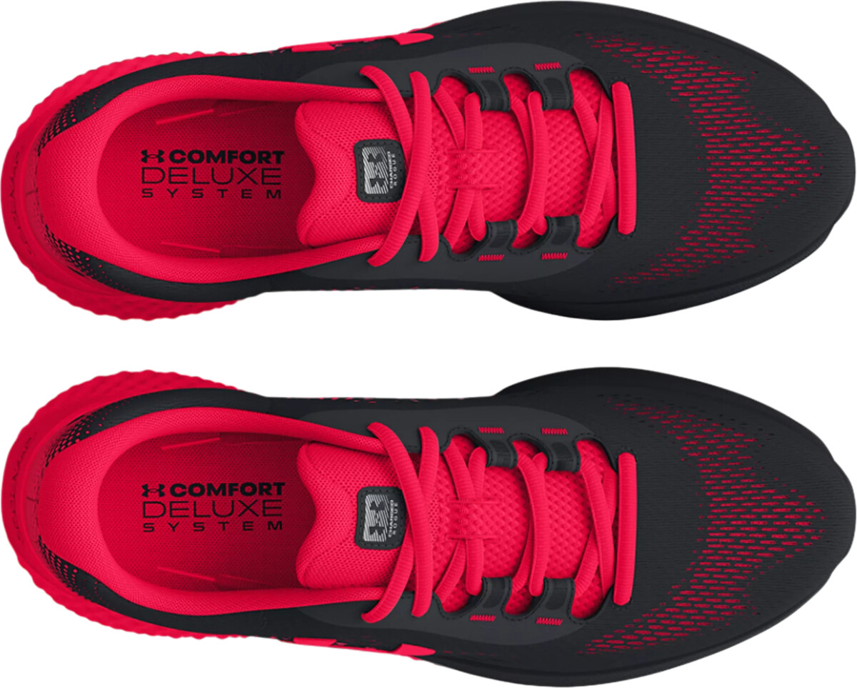 Under armour black red shoes sale