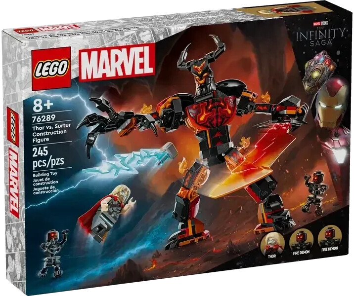 LEGO Marvel - Figurine de Thor contre Surtur à construire (76289)