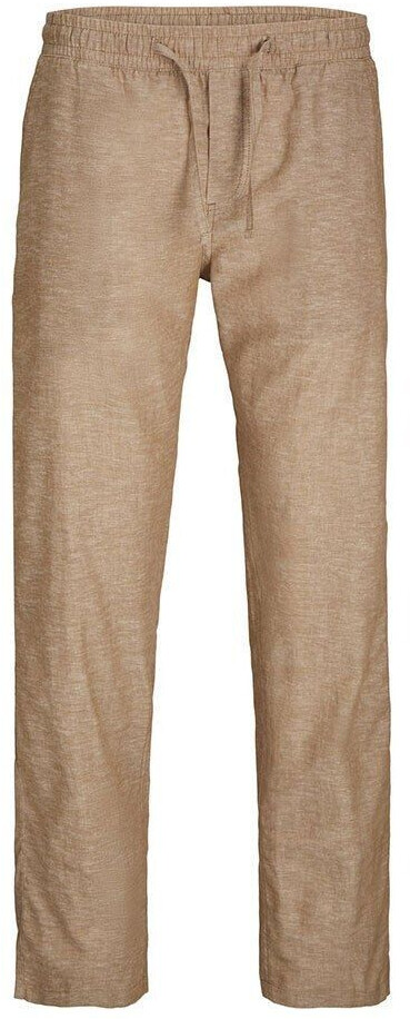 Jack & Jones Kane Summer Linen Blend Joggers (12248606) Rubber/DetailMelange