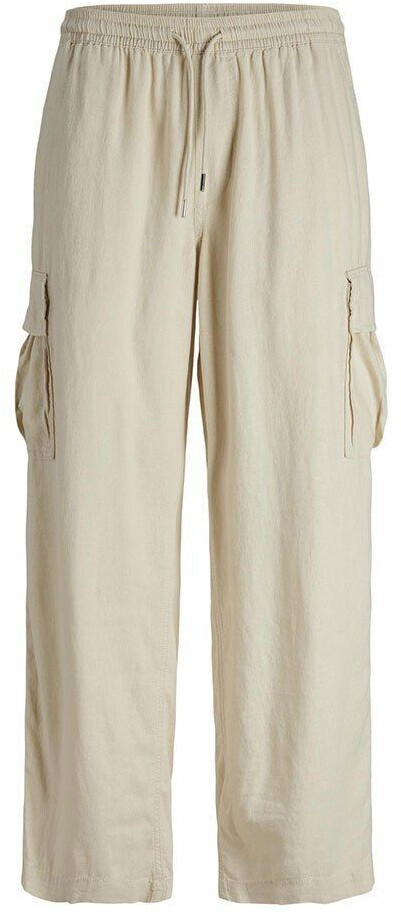 Jack & Jones Bill Nate Linen Blend Cargo Pants (12261615) SummerSand