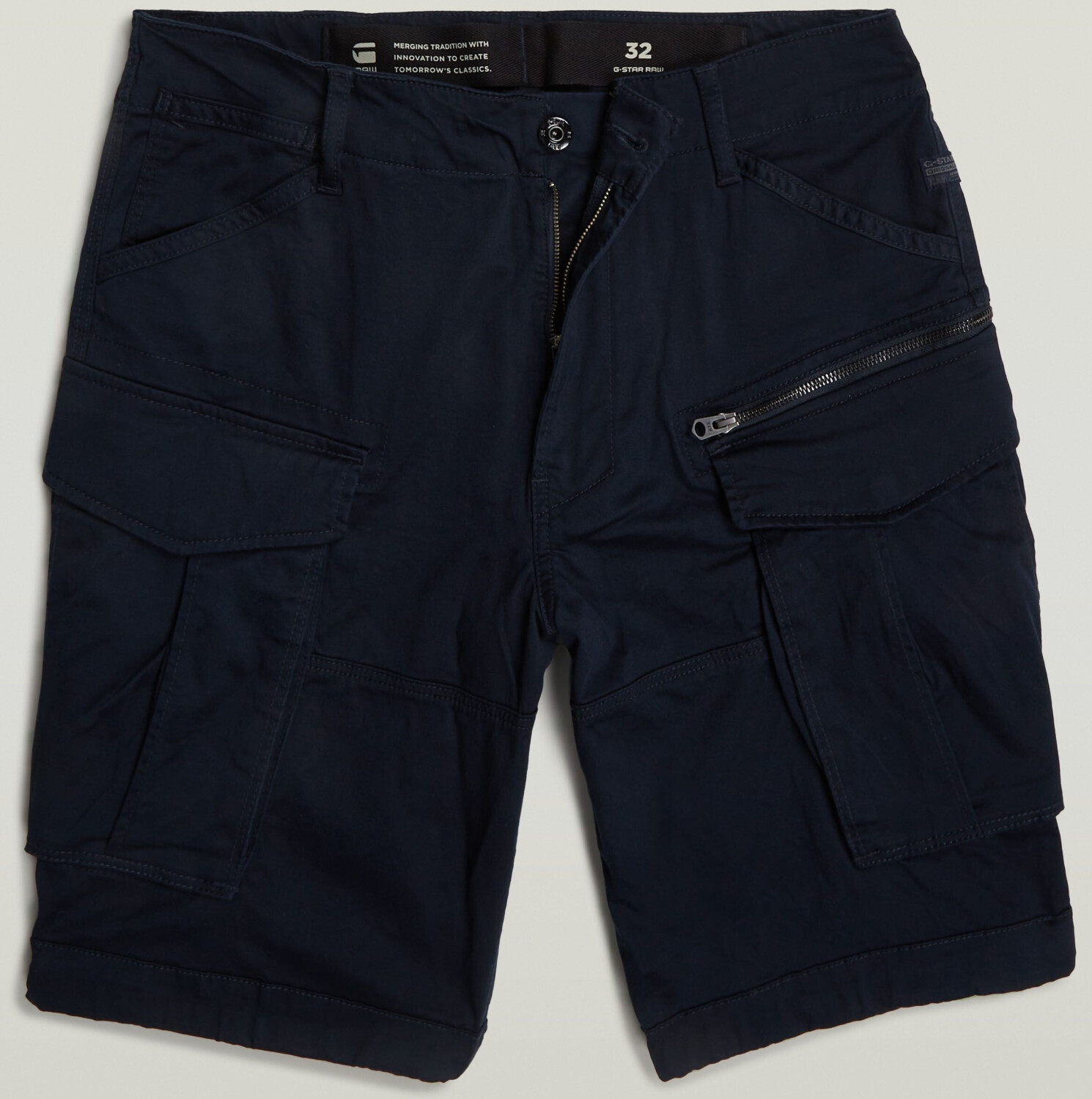 G-Star Rovic Zip Relaxed 1/2 Cargo Shorts (D08566) salute