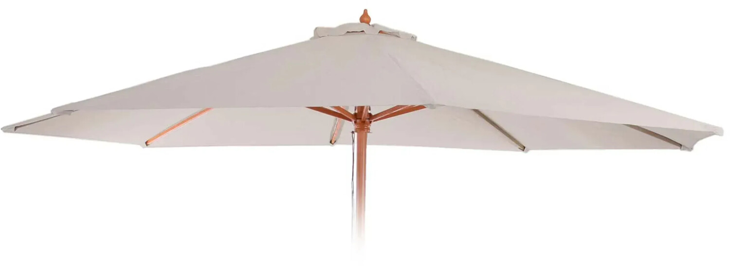 Mendler Toile de rechange pour parasol Florida Ø 350 cm créme/blanc