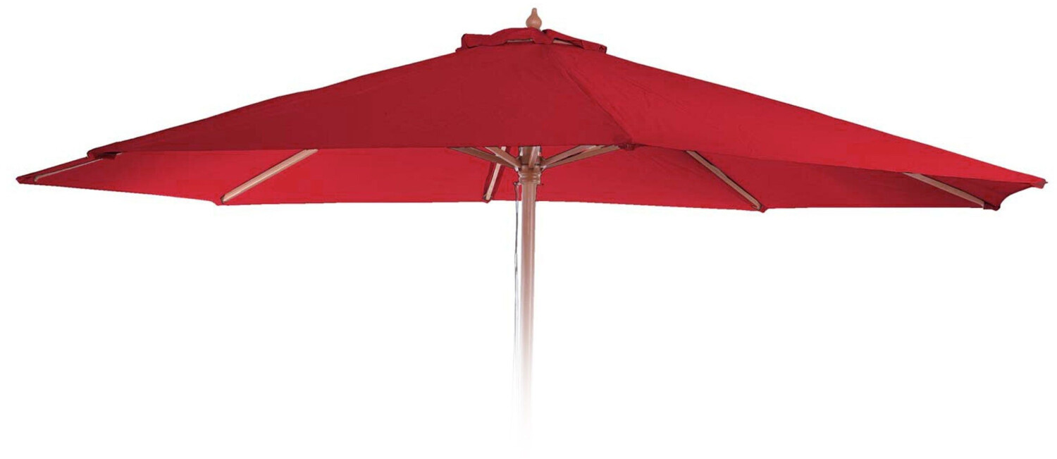 Mendler Toile de rechange pour parasol Florida Ø 350 cm bordeaux