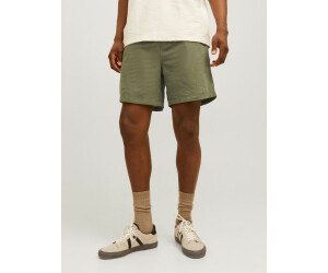Jack & Jones JPSTJAIDEN JJPALMA SEERSUCKER - Short - laurel wreath/vert chiné