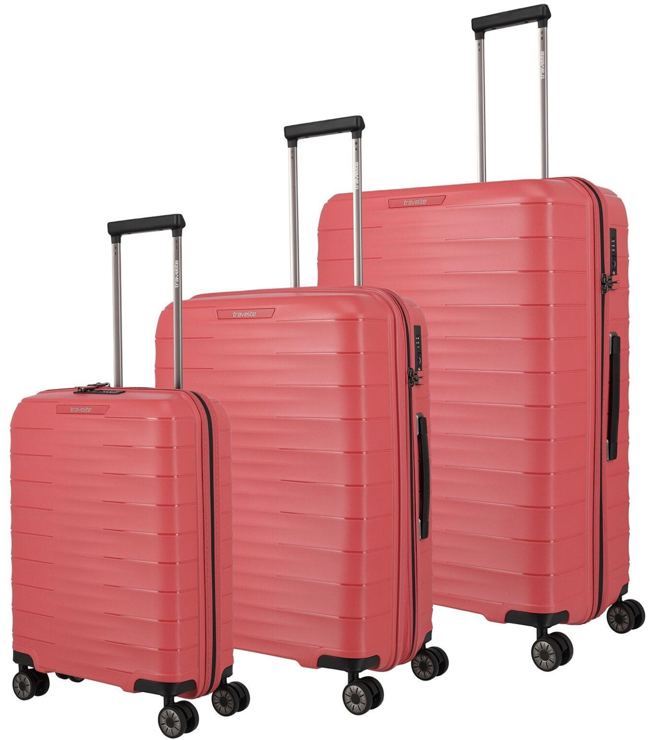 Travelite Mooby 4-Wheel-Trolley Set 55/66/77 cm (076840)