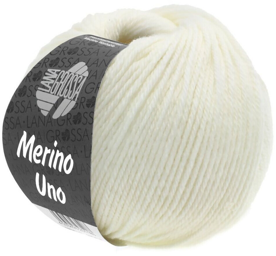 LANA GROSSA Merino Uno Laine Mérinos Classique Avec équipement Superwash - Fil à Tricoter à La Main En 100 % Laine Vierge (mérinos) - 50 G De Laine Pour Tricot Et Crochet