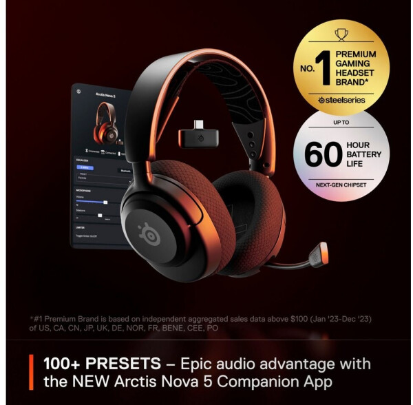 SteelSeries Arctis Nova 5 Wireless, Bild 2