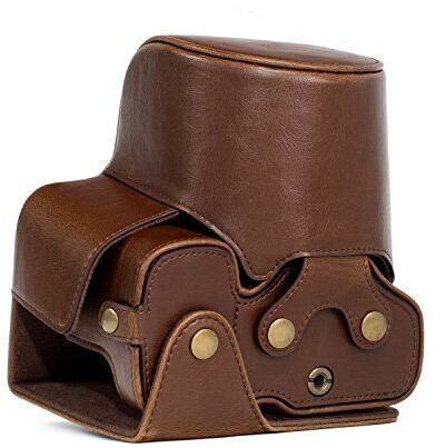MegaGear Ever Ready Camera Case for Sony Cyber-shot DSC-RX10 IV, DSC-RX10 III Dark Brown
