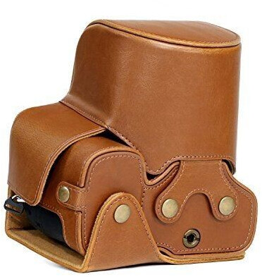 MegaGear Ever Ready Camera Case for Sony Cyber-shot DSC-RX10 IV, DSC-RX10 III Light Brown