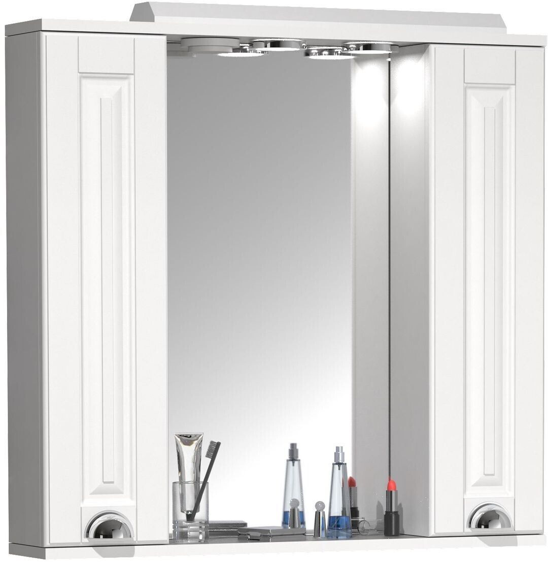 VCM Mirror cabinet CASALO XL 75x71x14 cm white