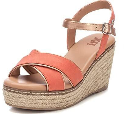 XTI 141282 Wedge Sandal coral red