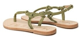 Manebi Sandals Suede Leather Sandals V 2 0 Y0 khaki-colored