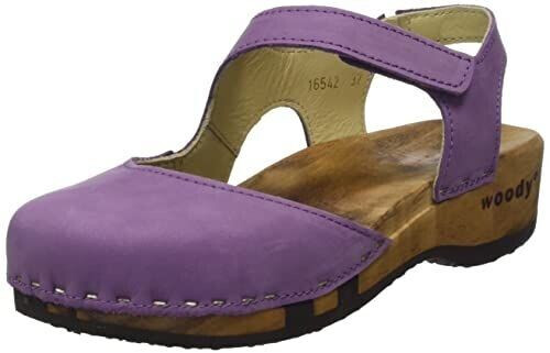 Woody Shoes Nicole wooden shoe lilac