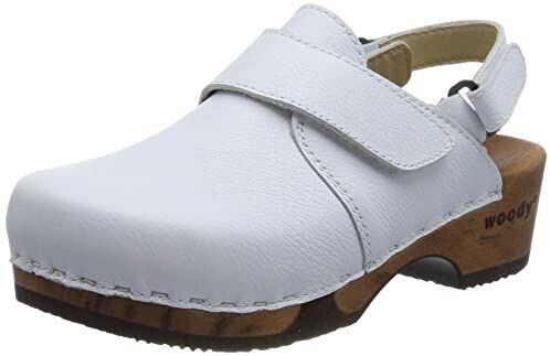 Woody Shoes Cornelia wooden shoe white