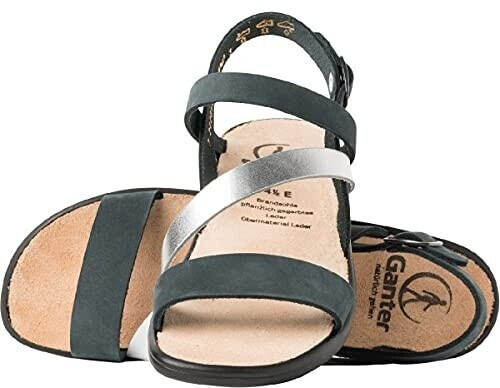 Ganter Sonnica-e Strappy Sandals ocean silver narrow