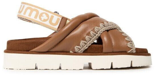 Mou Sandals Bio # 03 Criss-Cross Upper SW461004C brown