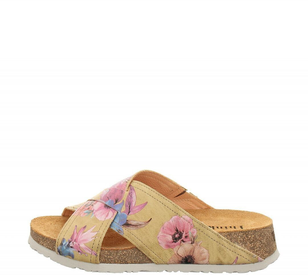 Think KOAK pineapple women's slide sandal multicolored