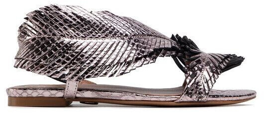 Baldowski Sandals D01988-0621-054 Metal Snake Nude B17 pink