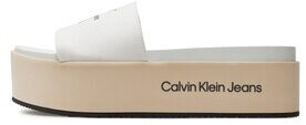 Calvin Klein Calvin Klein Jeans Flatform Sandal Met YW0YW01036 creamy white bright white 0F9