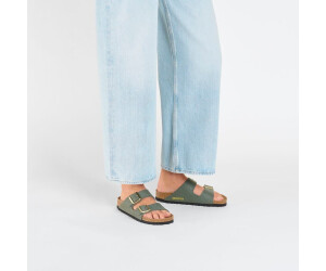 Birkenstock Arizona Slipper Soft Vegan thyme grun ab 90 00 Preisvergleich bei idealo