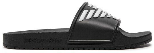 Emporio Armani Slippers XVPS08 XN747 A120 black white