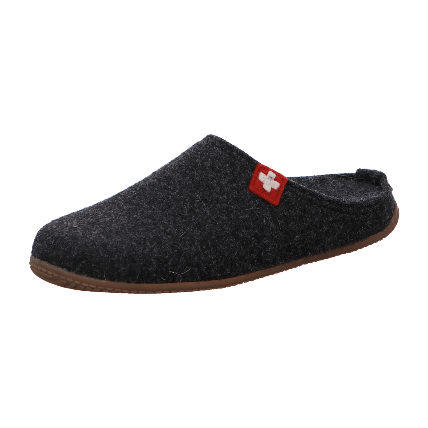 Living Kitzbühel Felt slippers for men grey