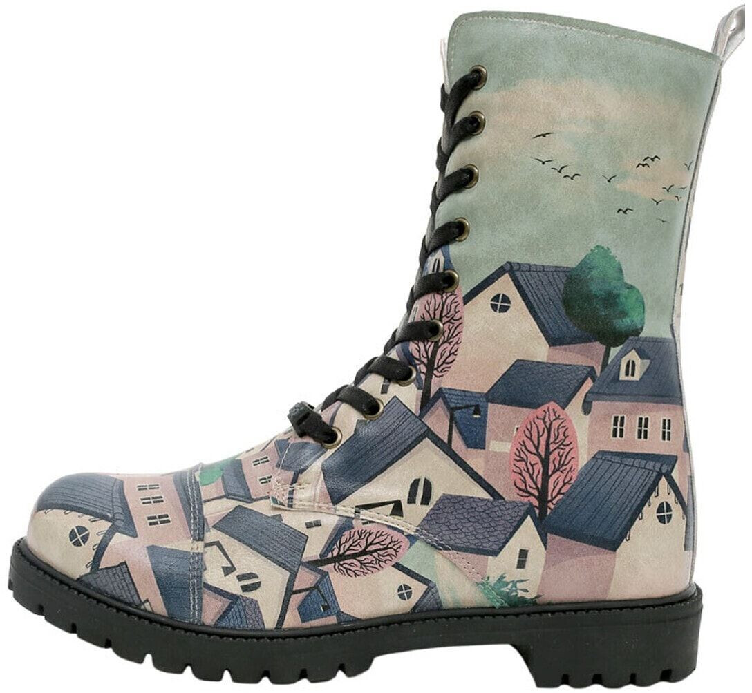 DOGO Lace-up Buildings colorful natural 69515439-37