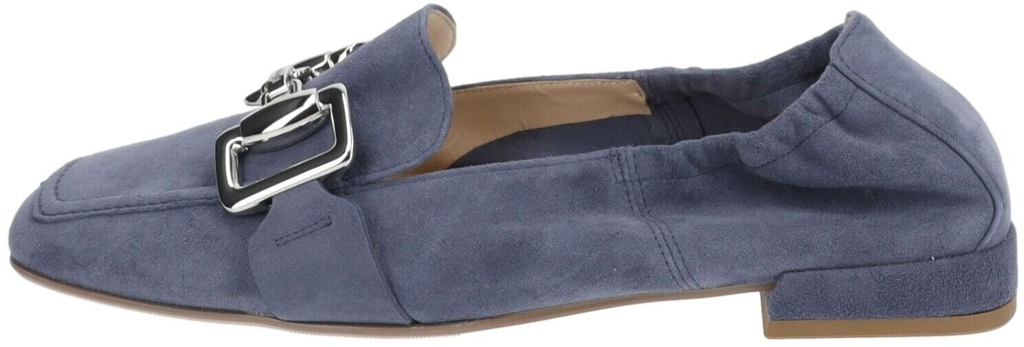 Högl Flat shoe blue block heel women's