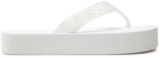 Calvin Klein Flipflop Jelly Flatform Sandals YW0YW01398 white