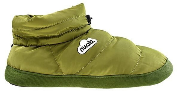 nuvola Slippers with non-slip sole warm padded military green